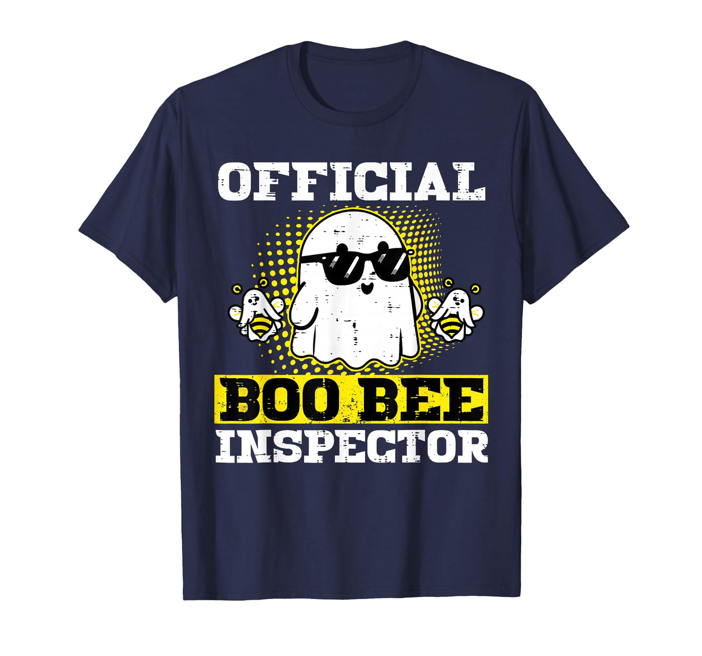 Halloween Boo Official Bee Inspector Funny Costume Men Women T-Shirt