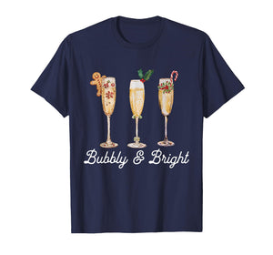 Vintage Retro Bubbly and Bright Funny Gingerbread Cocktail T-Shirt