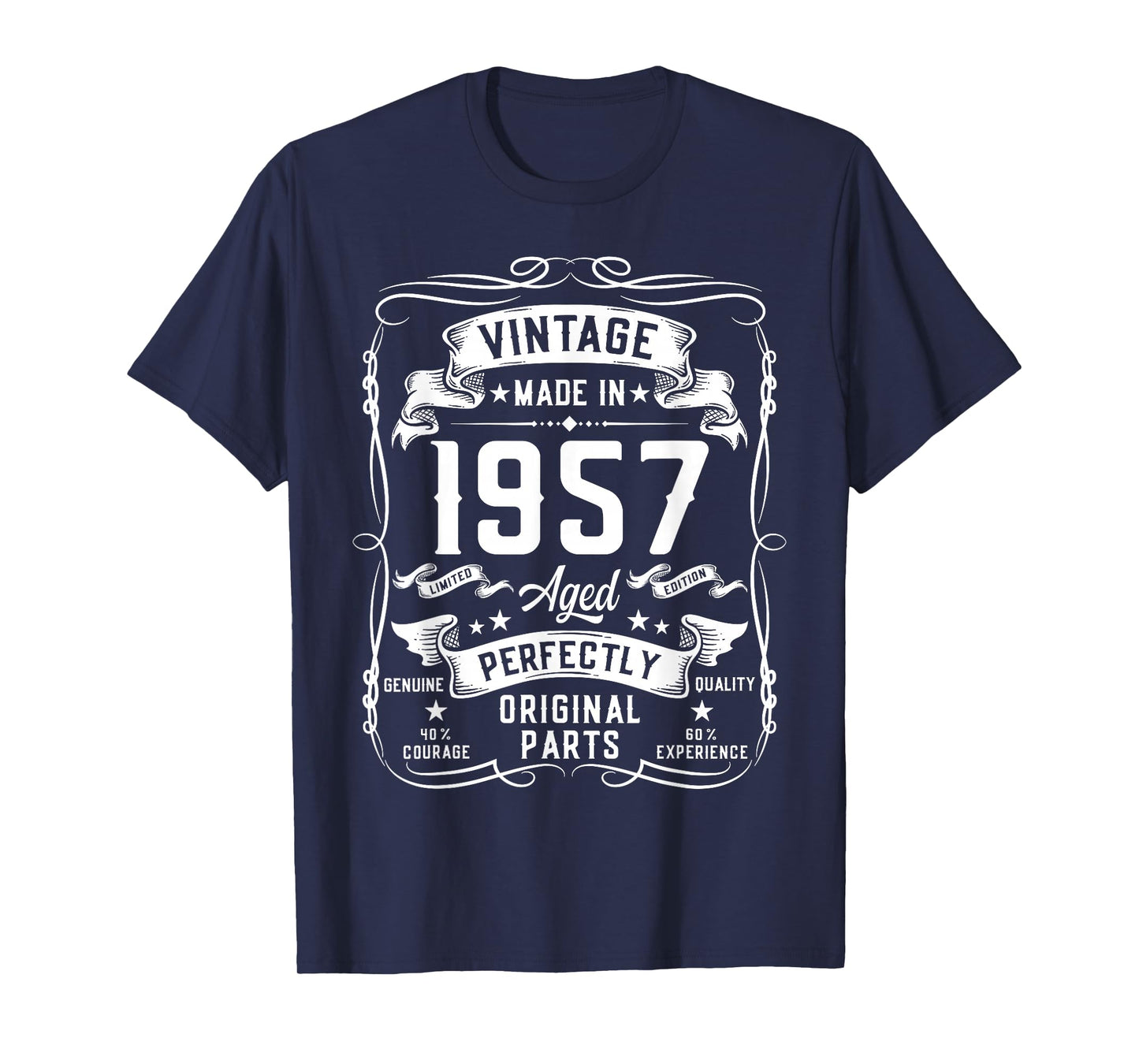 Vintage 1957 69yr 69th Birthday Gifts for Men 69 Years Old T-Shirt