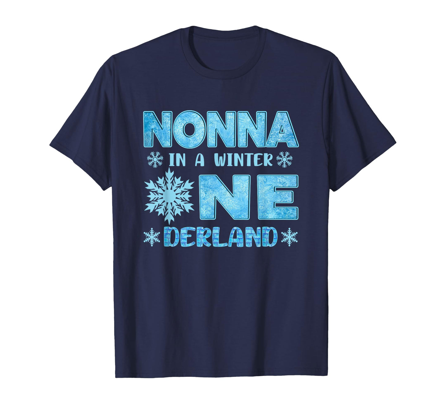 Nonna in A Winter Onederland Bday Girl Sweet Snowflake T-Shirt