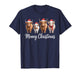 Mooey Christmas Santa Highland Cow Santa Xmas Tree Pajamas T-Shirt