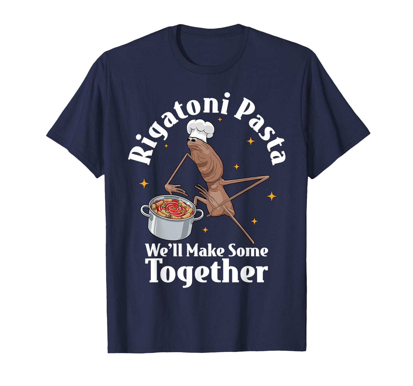 Marcus The Worm Rigatoni Pasta Funny Meme T-Shirt