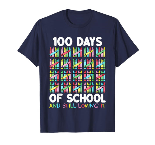 100th Day of School Kids Teacher 100 Days of School Boy Girl T-Shirt