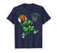 Shamrock Playing Basketball St Patricks Day Kids Boys T-Shirt