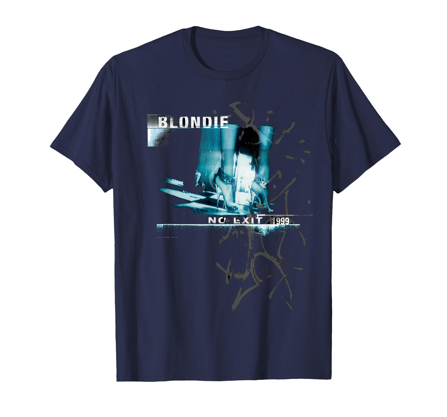 Blondie - No Exit Abstract Collage Art T-Shirt