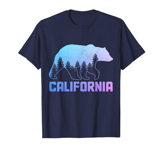 California Bear Grizzly Pride Outdoor Nature Vintage Cali T-Shirt