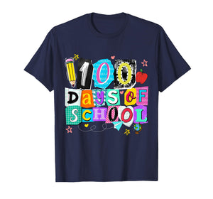 100th Day of School Teachers Kids Child Happy 100 Days T-Shirt