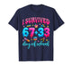 I Survived 67 33 Days of School Happy 100 Days of School Kid T-Shirt