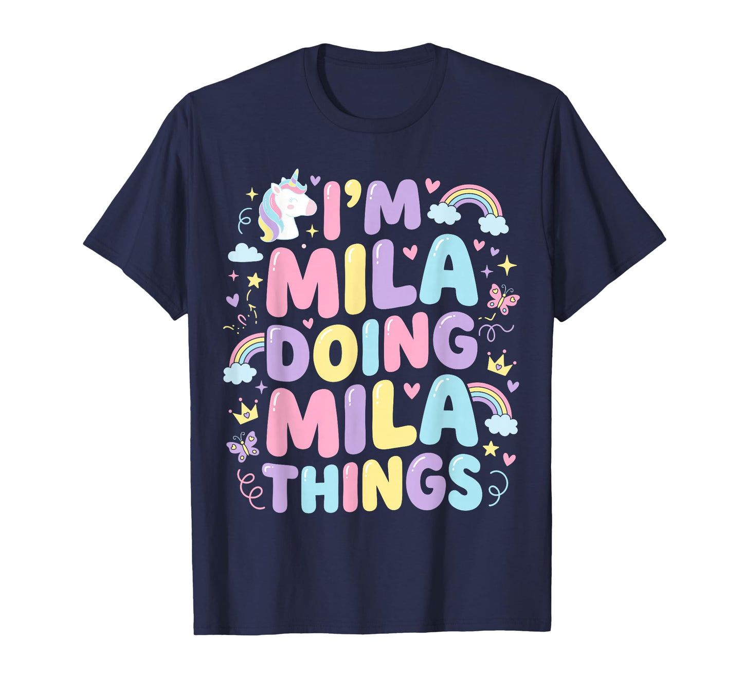 I'm Mila Doing Mila Things Cute Girl's T-Shirt
