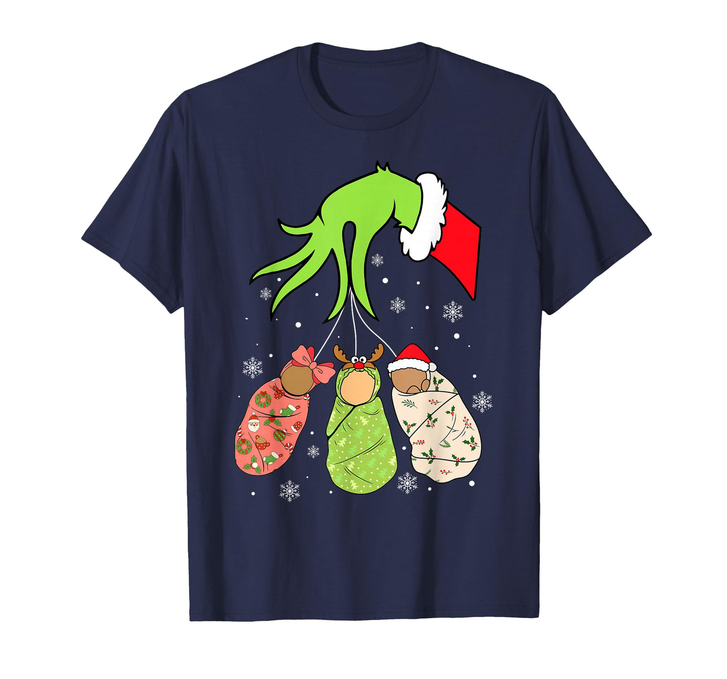Labor & Delivery Nurse Xmas Pajamas Holiday Merry Christmas T-Shirt