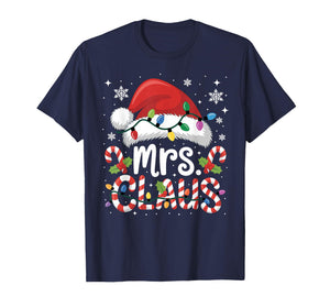 Mr and Mrs Claus Couples Matching Christmas T-Shirt