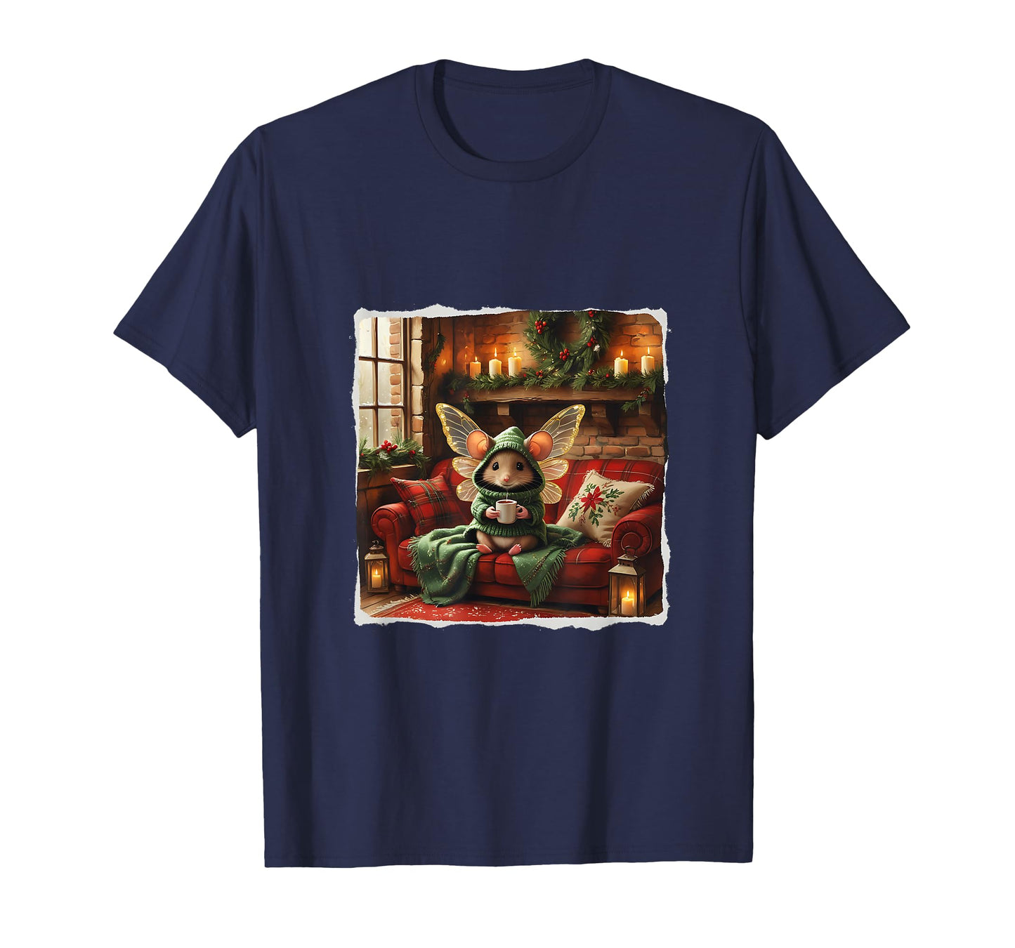 Fairy Mouse Christmas Nutcracker Team Magical Vintage T-Shirt