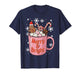 Christmas Gingerbread Cocoa Merry Bright Xmas Women Girls T-Shirt