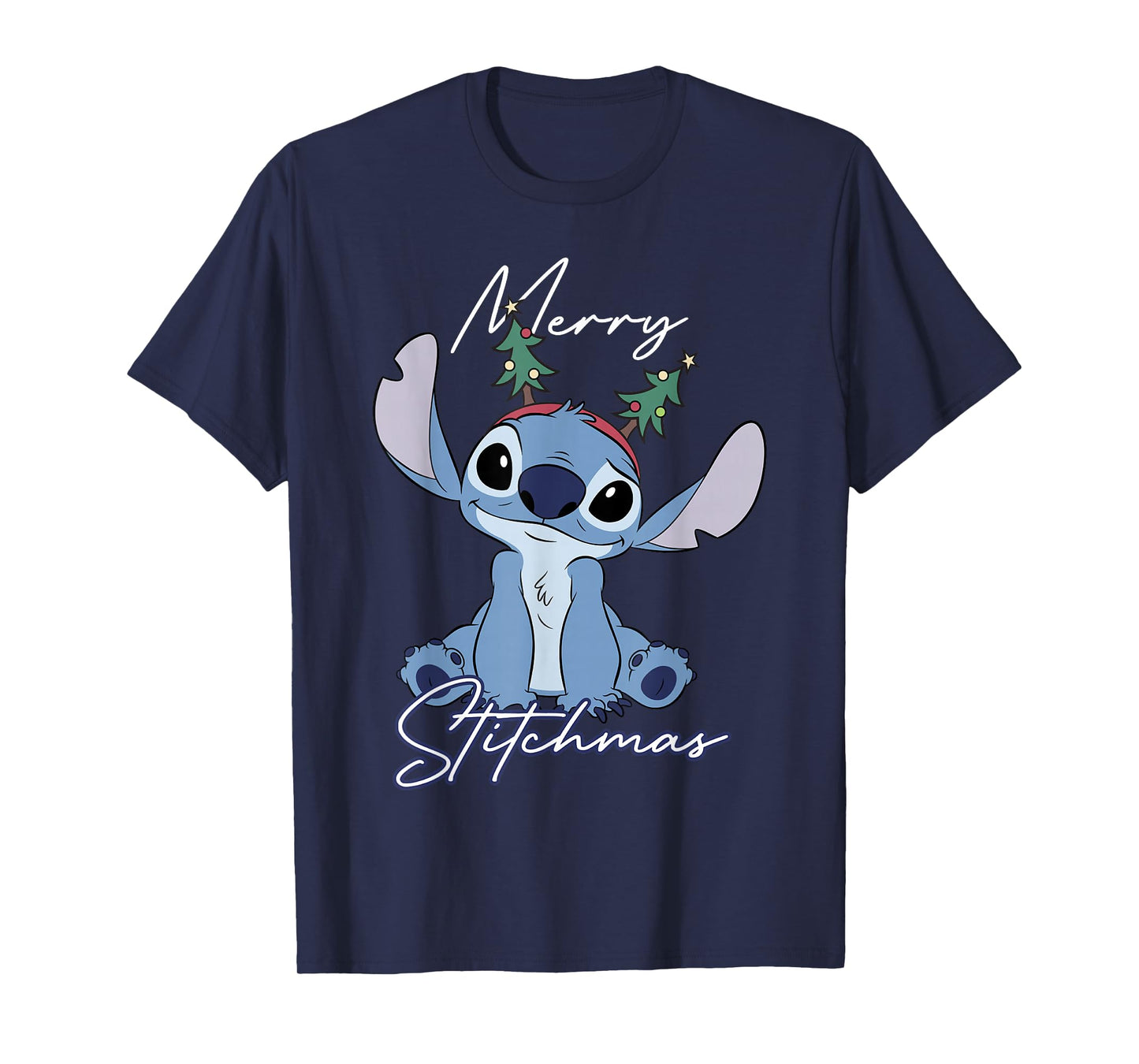 Disney Lilo & Stitch Christmas Cute Pose Merry Stitchmas T-Shirt