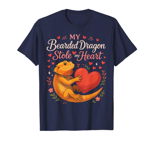 Bearded Dragon Valentines Day My Bearded Dragon Stole My T-Shirt