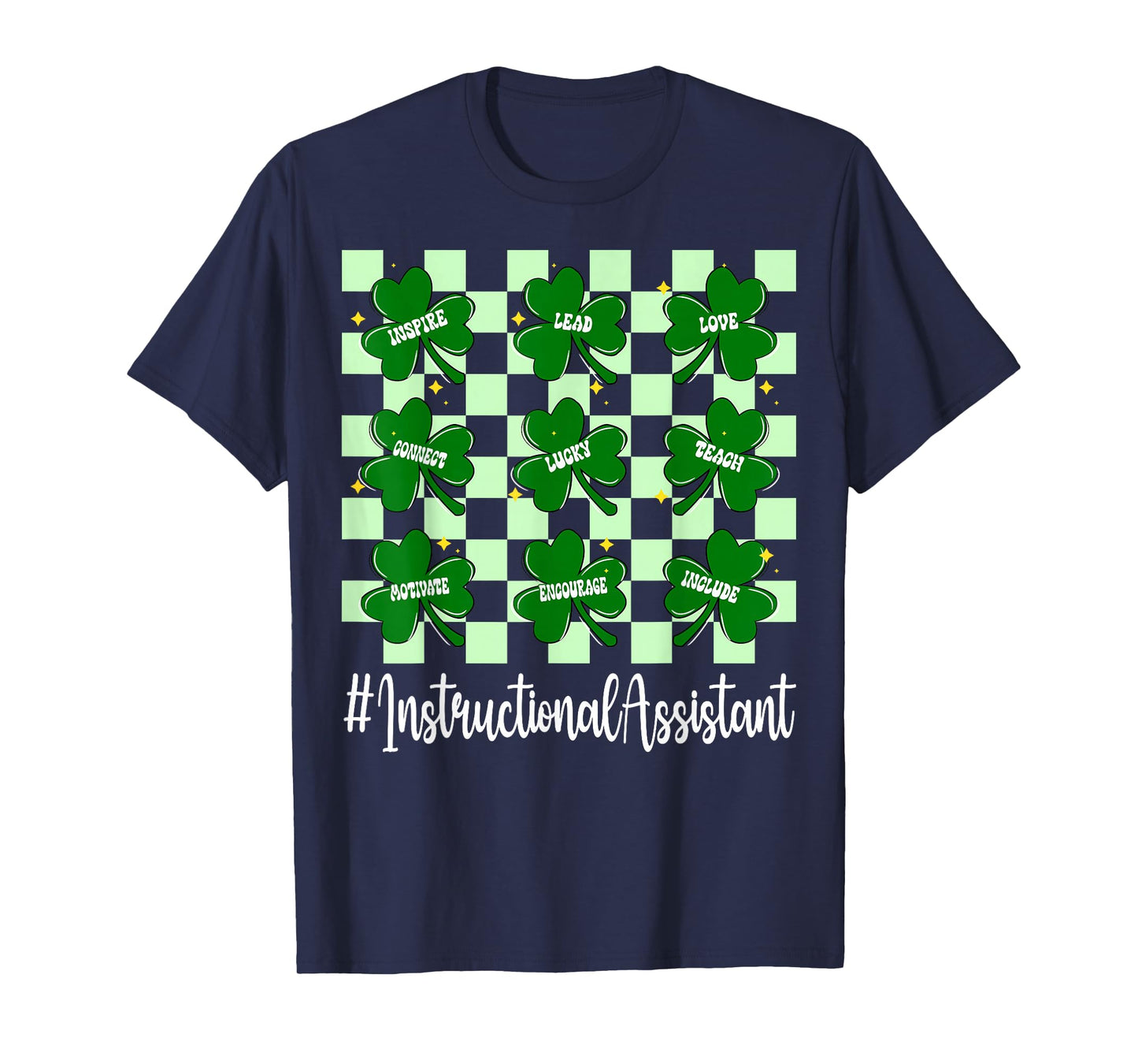 Instructional Assistant St Patricks Day Irish Teacher Aide T-Shirt