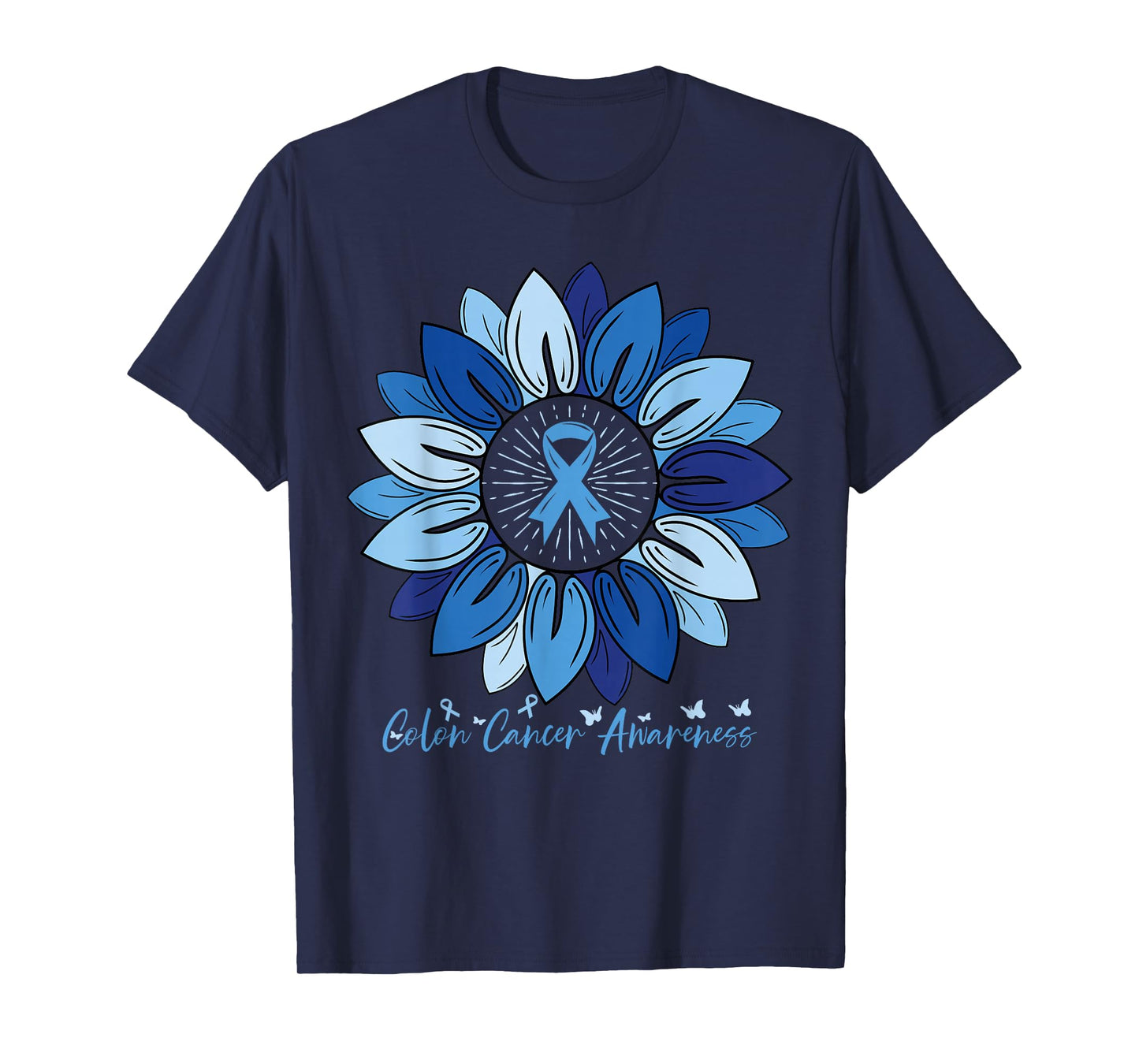 Sunflower Colon Cancer Awareness Month T-Shirt