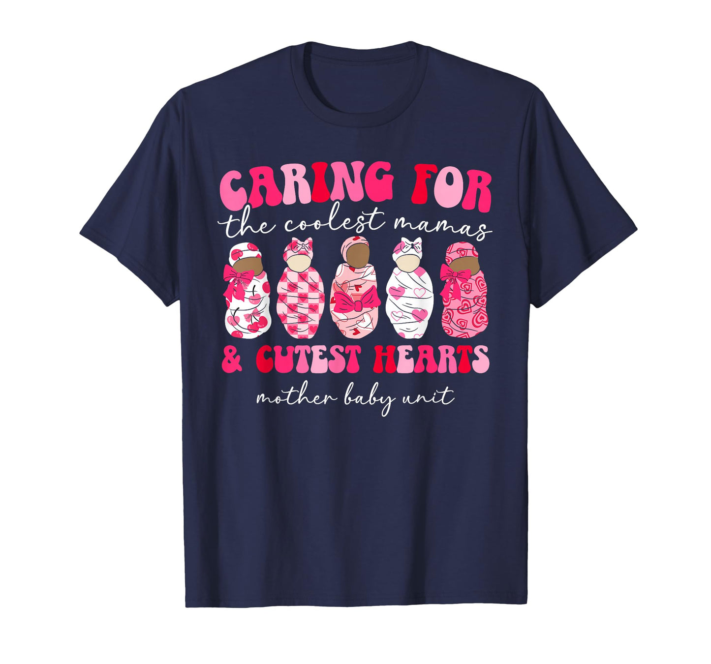 Mother Baby Nurse Valentine Postpartum Nurse Valentines Day T-Shirt