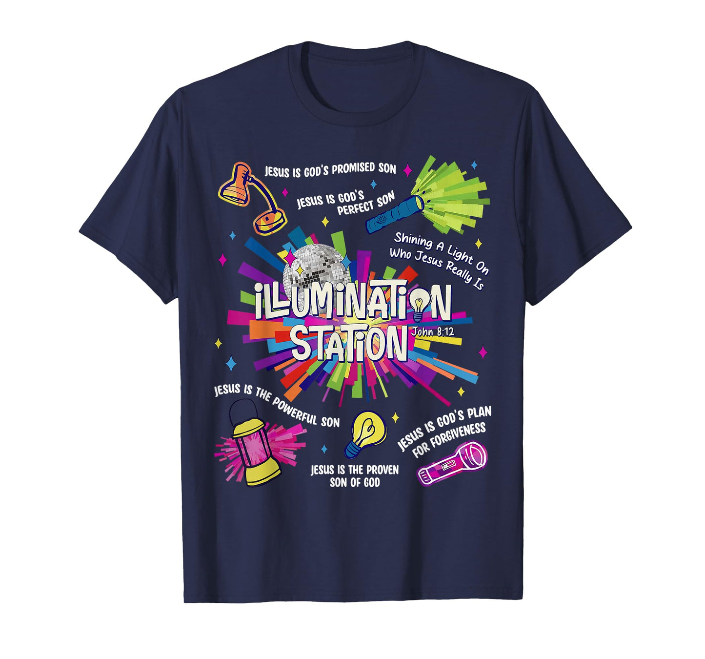 Illumination Station VBS 2026 Bible School Christian Lights T-Shirt