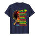 I Am Black Child Juneteenth African American Girls Kids T-Shirt