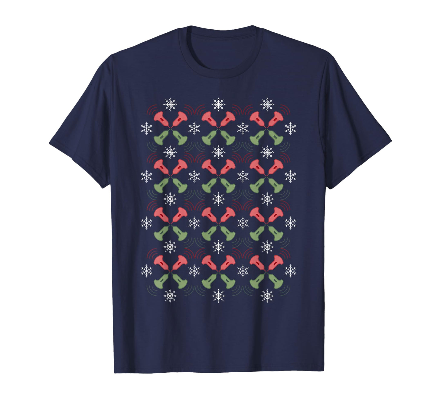 Snowflake Sonographer Ultrasound MFM Sonography Tech Xmas T-Shirt