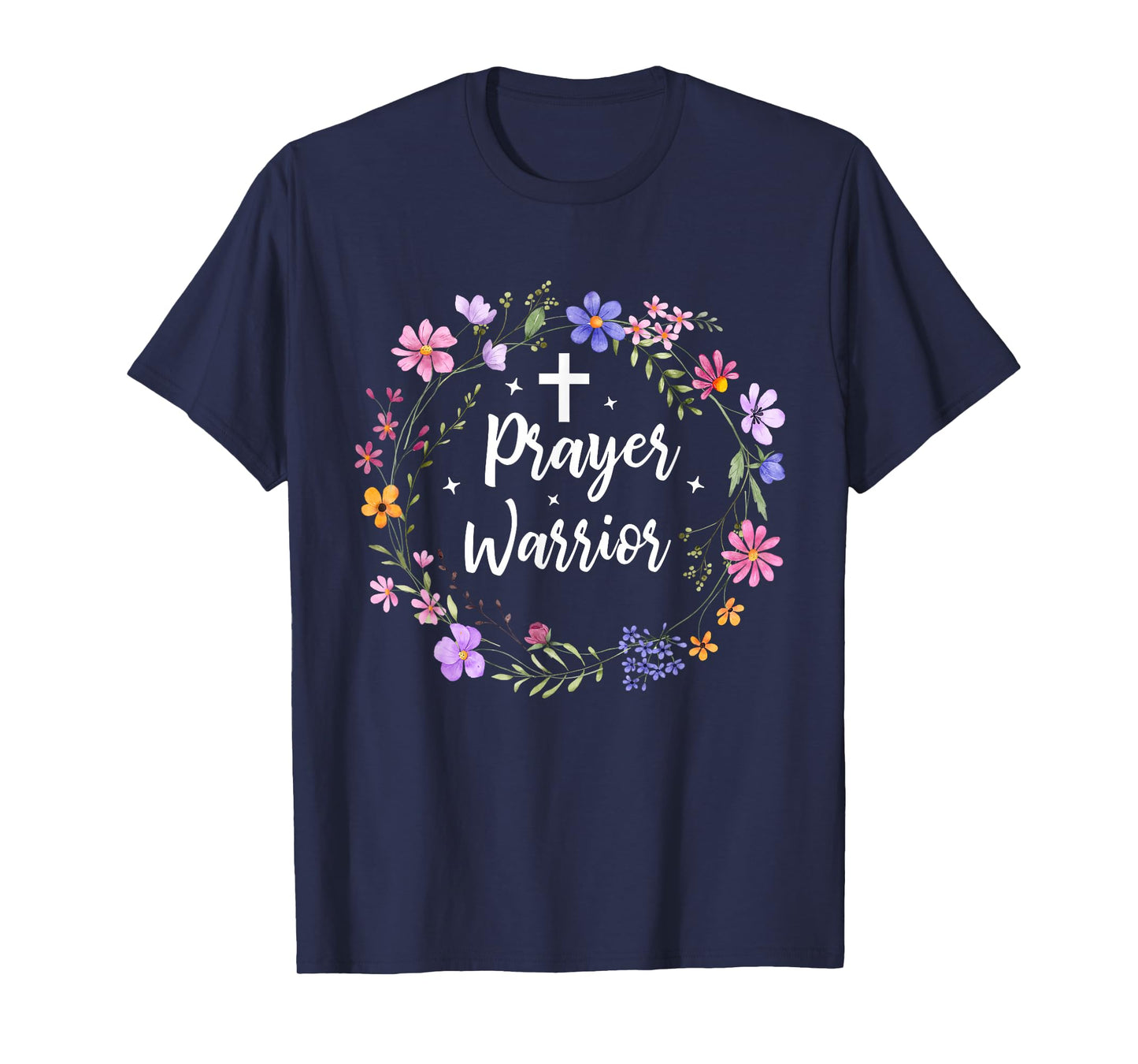 Prayer Warrior Cute Inspiration Faith Christian Apparel T-Shirt
