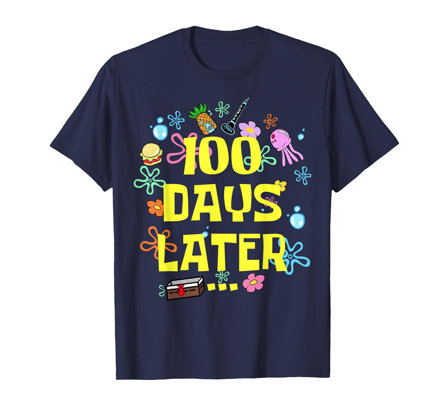 One Hundred 100 Days Later Funny 100th Day of School Meme T-Shirt