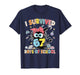 6 7 Meme Kids I Survived 67 Days of School Funny Black Cat T-Shirt