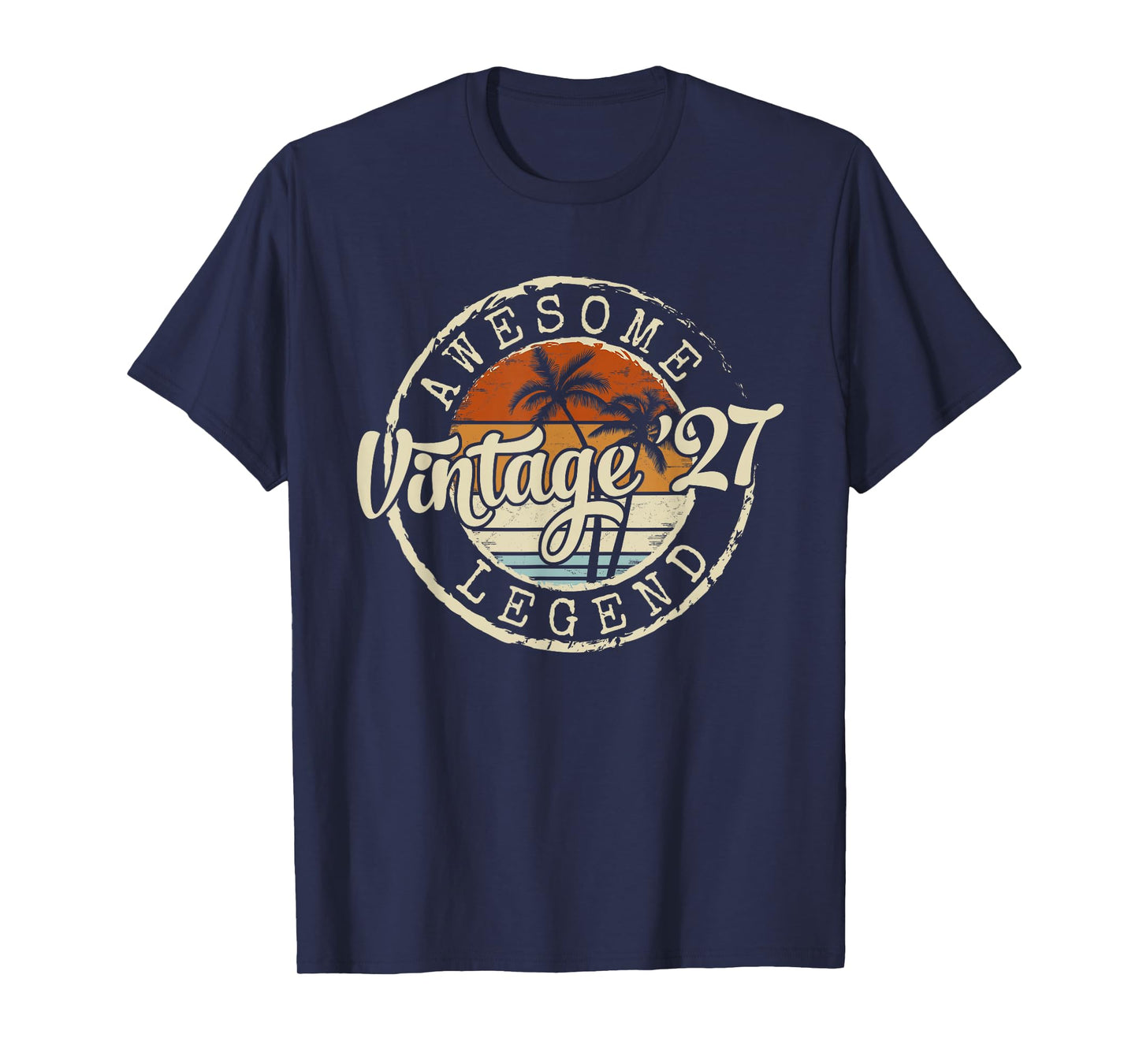 Vintage 1927 99yr 99th Birthday Gifts for Men 99 Years Old T-Shirt