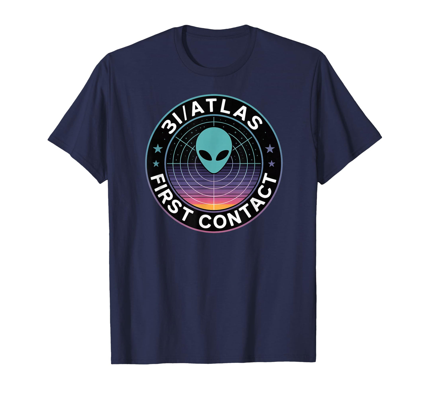 3i Atlas Spaceship Flying Saucer Mothership UFO T-Shirt