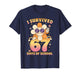 I Survived 67 Days of School Funny Meme Teacher Student T-Shirt