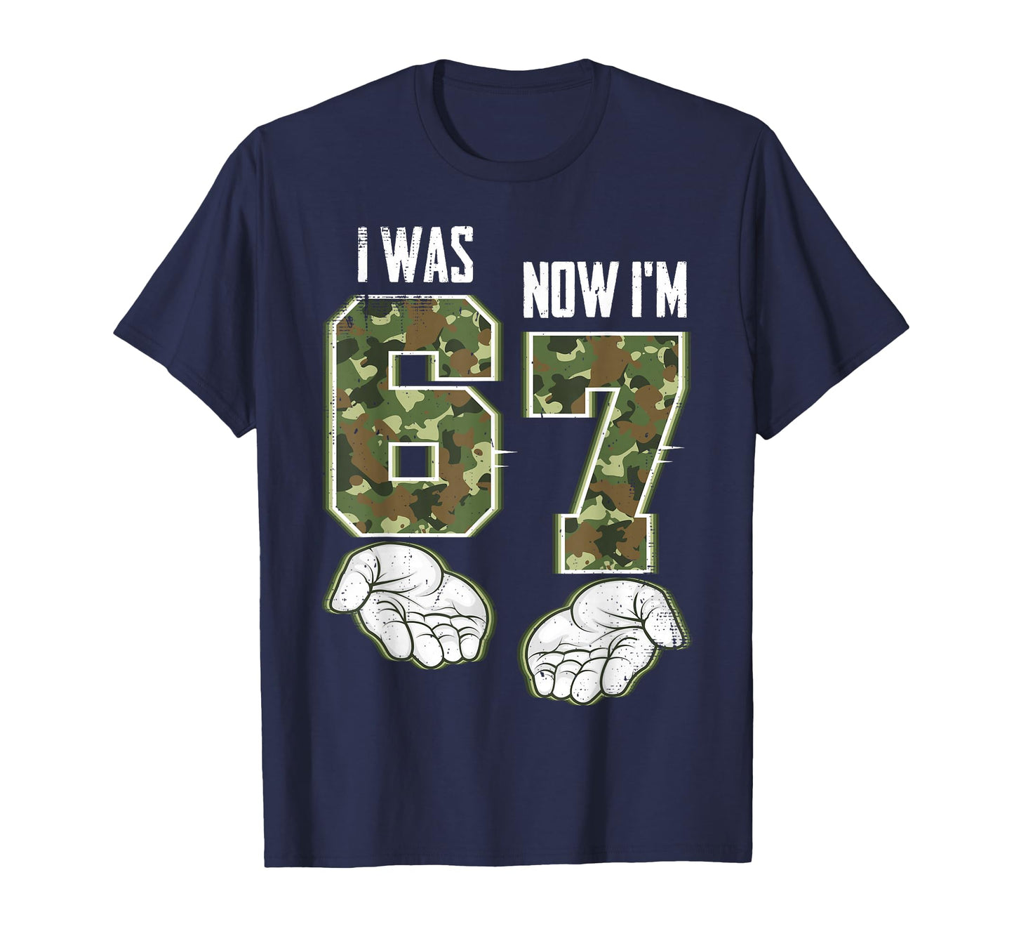 I was 6 Now I'm 7 Birthday Boys Kids 67 Meme Six Seven 6 7 T-Shirt