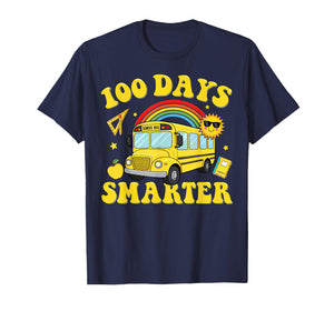 100 Days Smarter for Kid Boys Girls Youth Students 100th Day T-Shirt