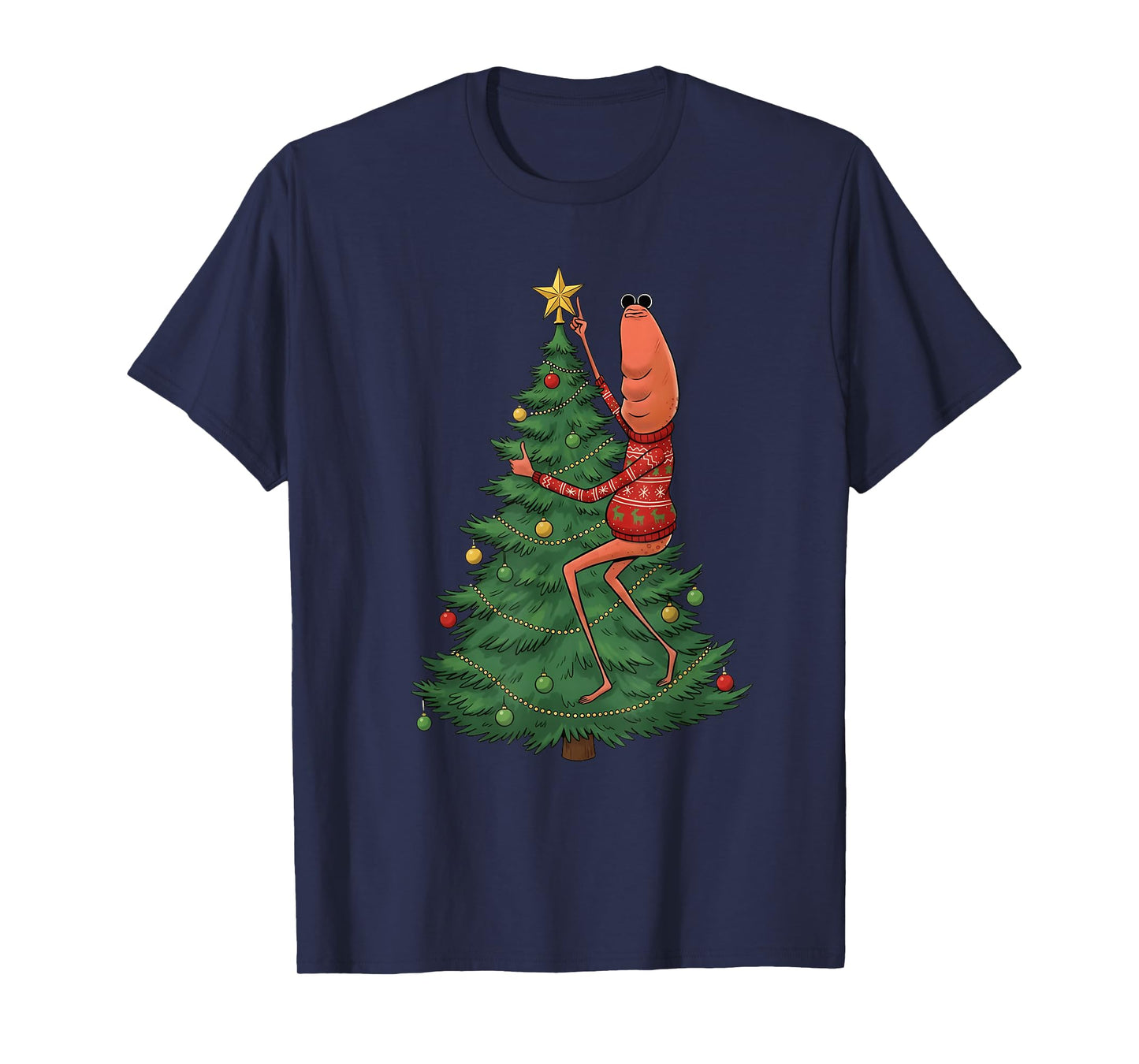Where is Jimbo James Marcus The Worm Christmas T-Shirt