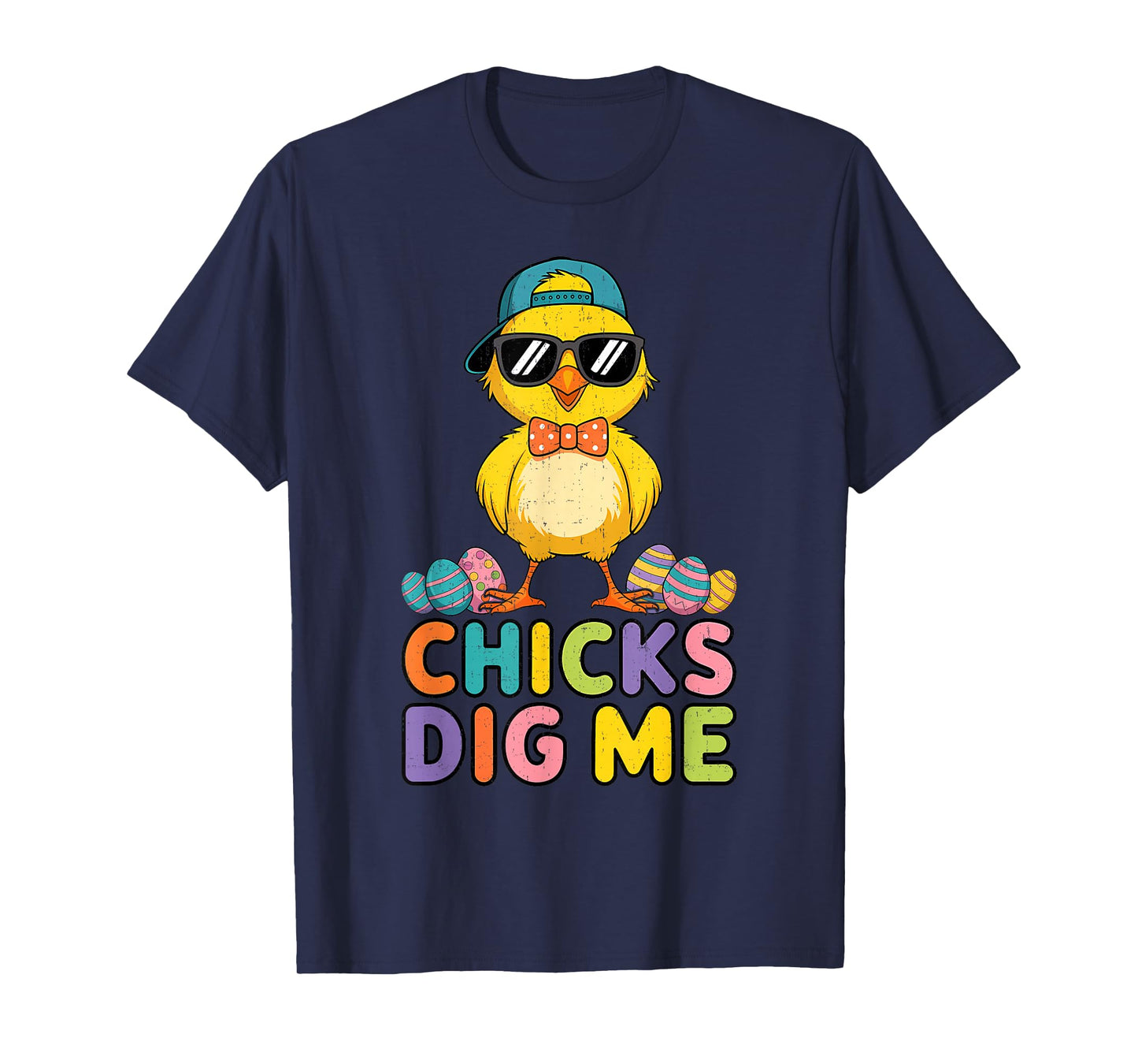 Boys Easter Cute Chick Dig Me Egg Bunny Easter Kids Boys Men T-Shirt