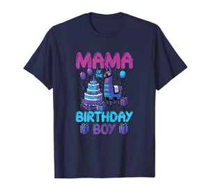 Mama of Birthday Boy Llama Pinata Party Family Match Women T-Shirt