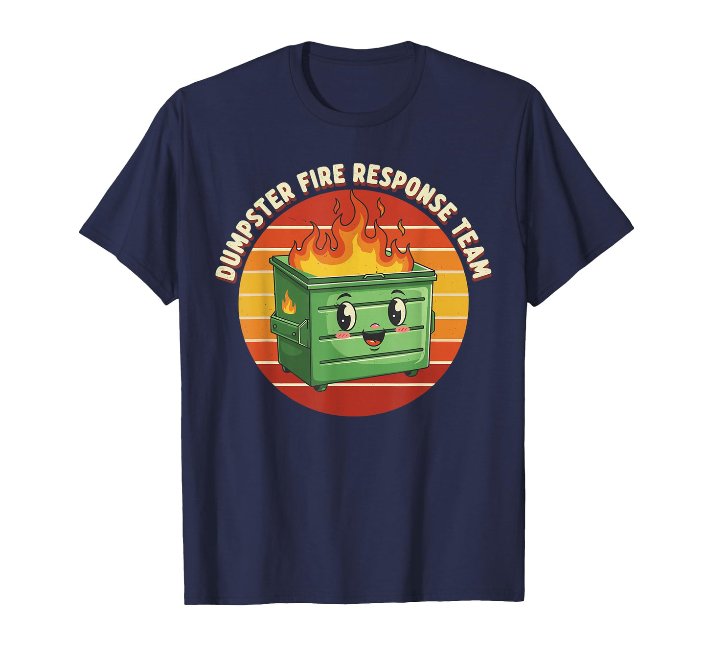 Employee Dumpster Fire Response Team Ugly Christmas Sweater T-Shirt