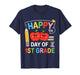 Happy 100th Day of 1st Grade 100 Days Smarter Boys Girls Kid T-Shirt