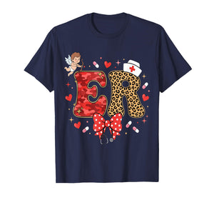 Cute Emergency Department Valentine ER Valentines Nurse T-Shirt