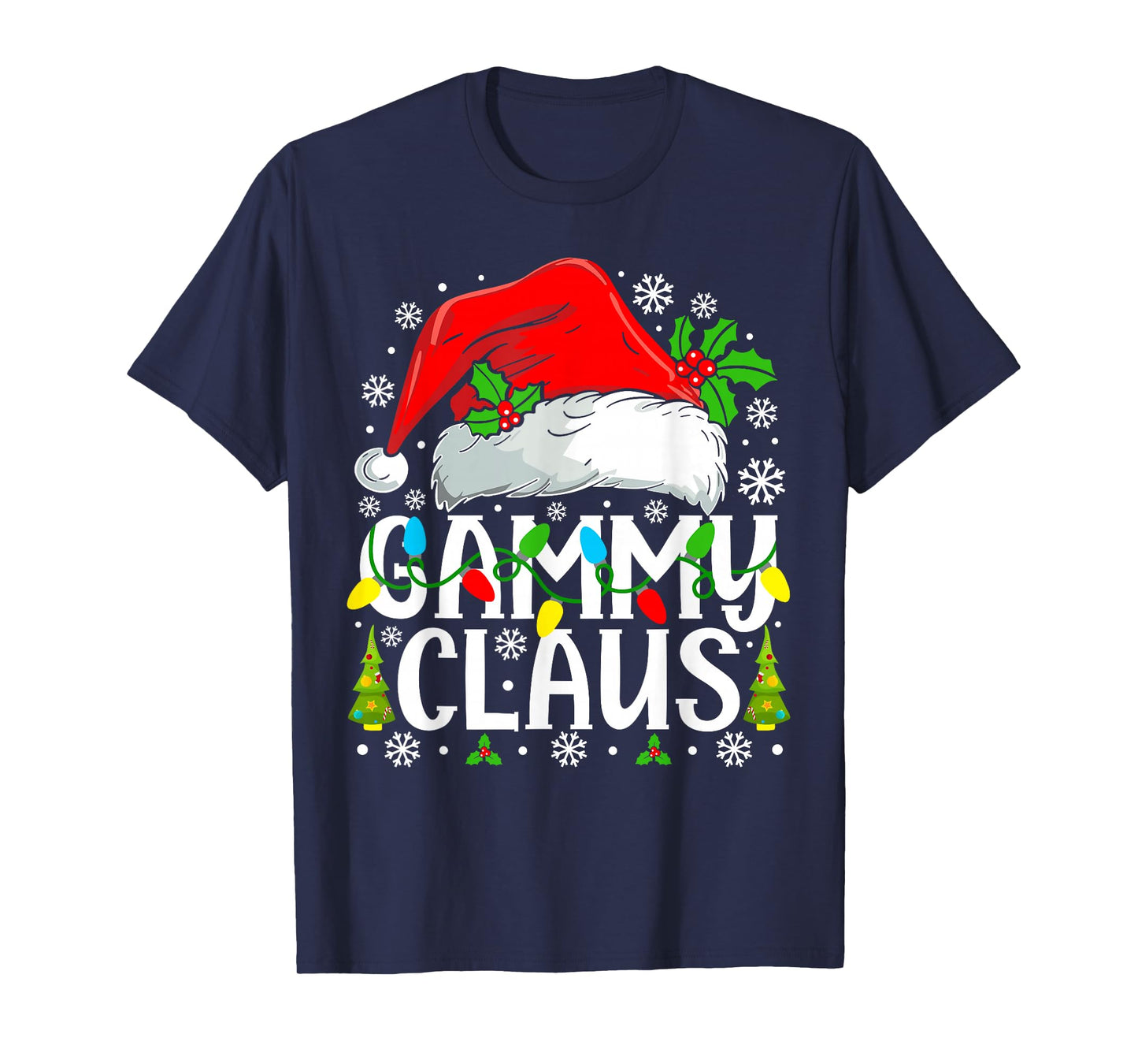 Gammy Claus Funny Christmas Family Matching T-Shirt