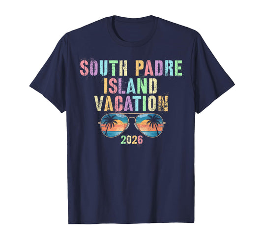 Vintage South Padre Island Vacation 2026 Vacay Swim Travel T-Shirt