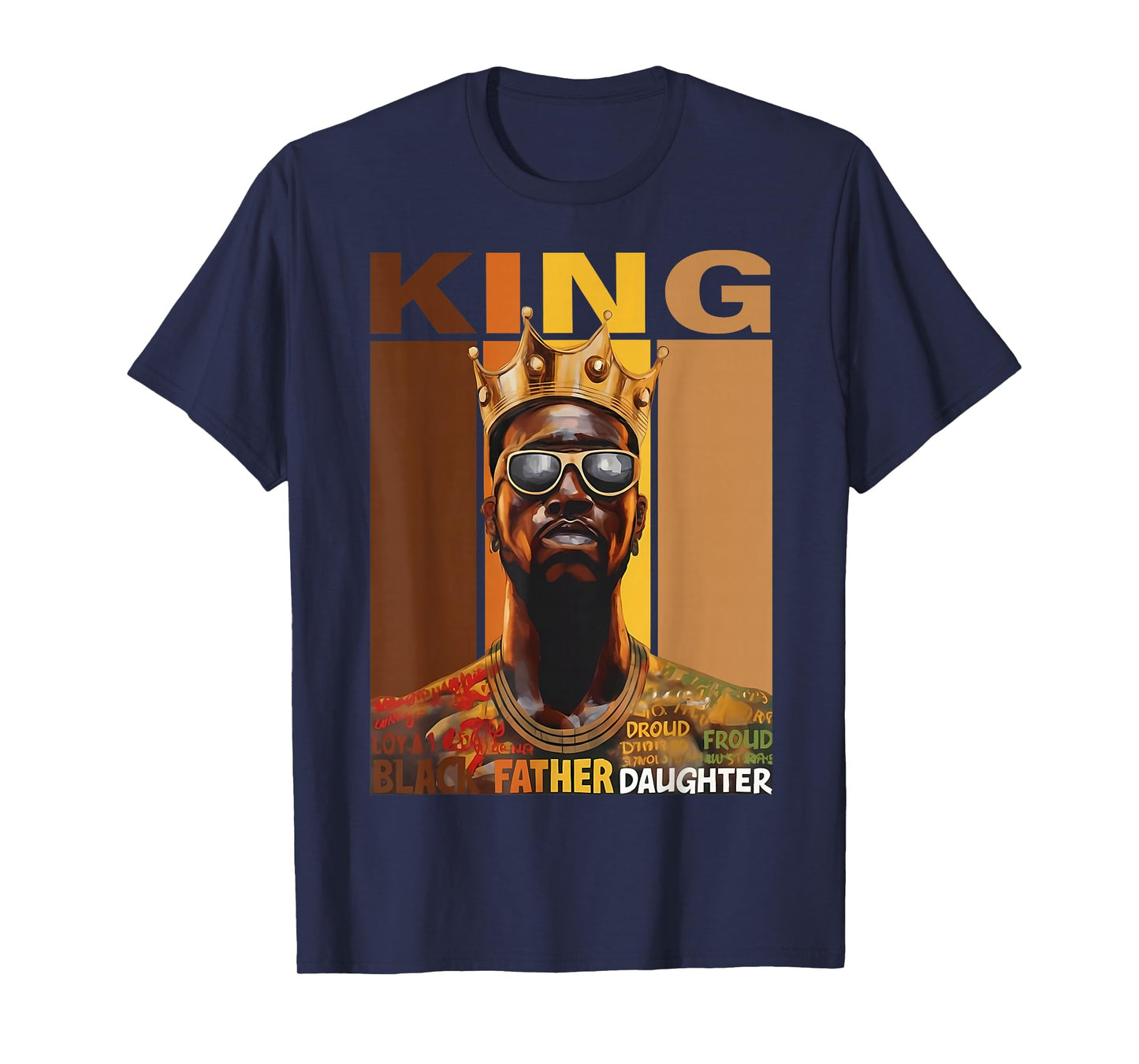Black King African American Men Black History Month Graphic T-Shirt