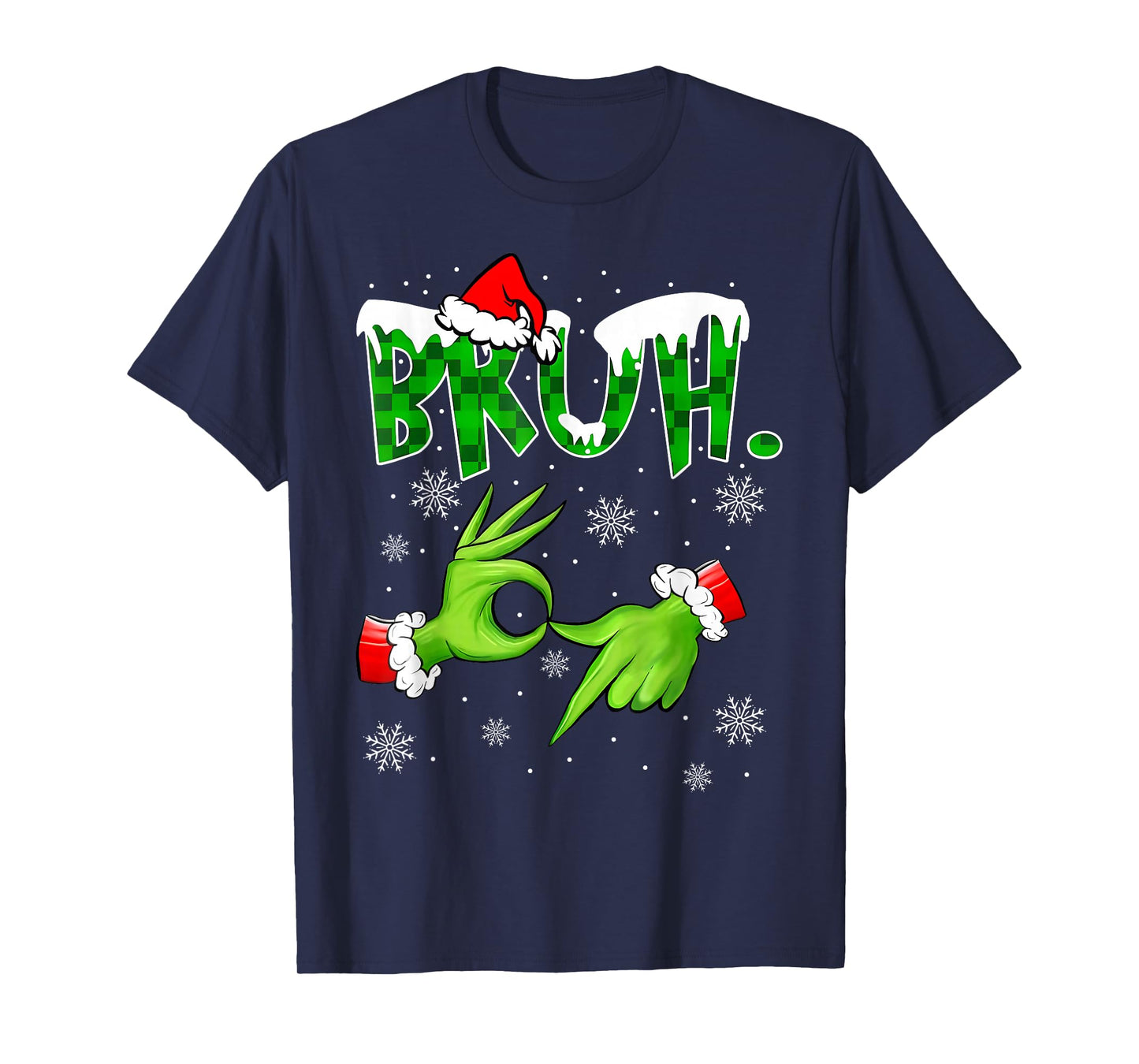 Bruh 67 Six Seven 6 7 Meme Christmas Funny Gen Alpha Slang T-Shirt