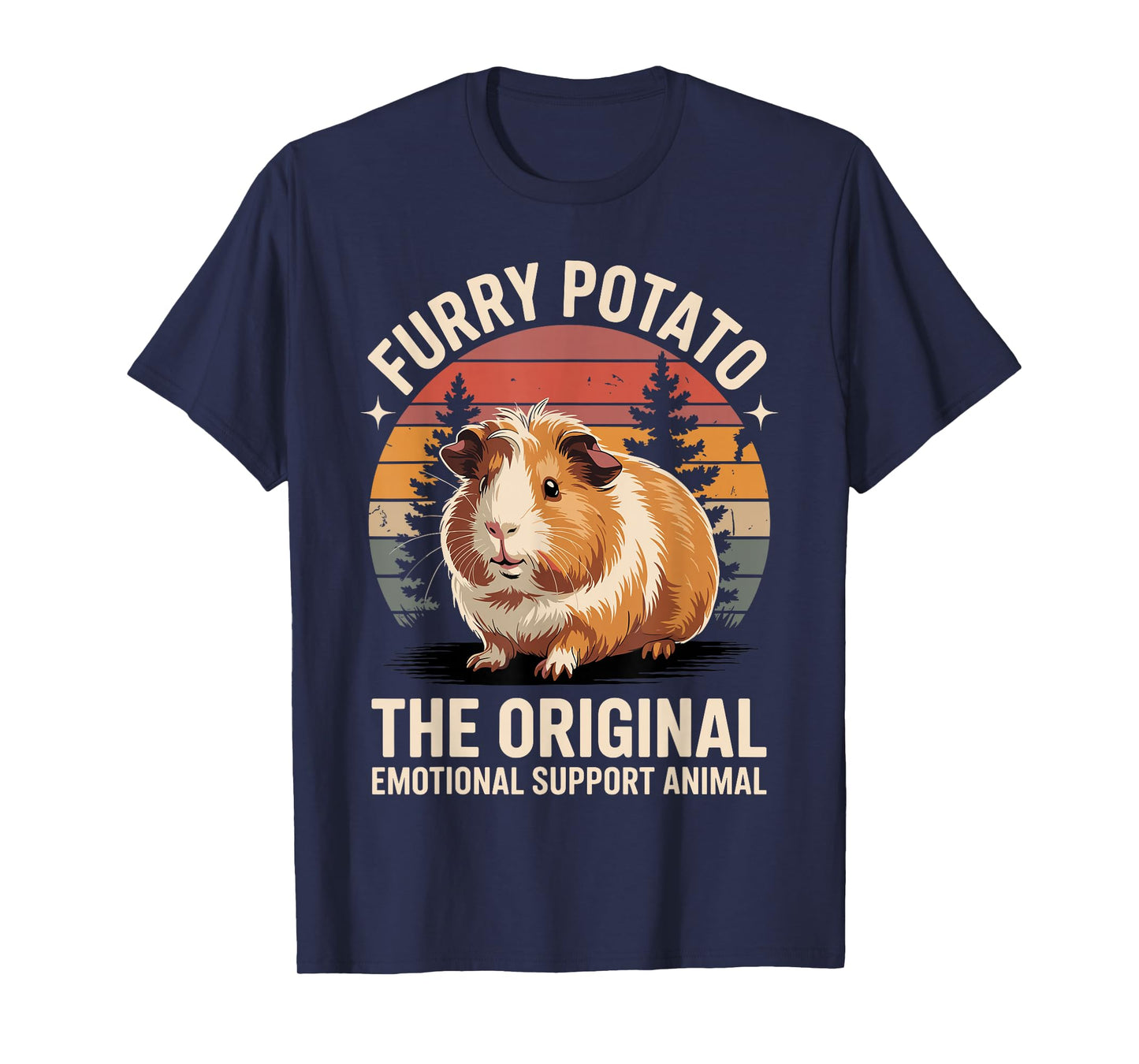 Cute Guinea Pig Art for Men Women Adult Guinea Pig Lover T-Shirt