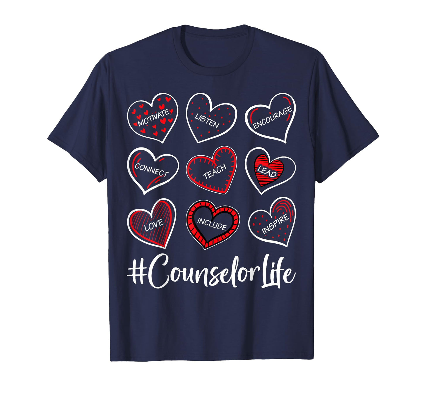 Counselor Life - Valentine’s Day School Counselor Teacher T-Shirt
