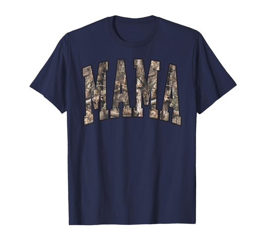 Cute Mama Camo Coquette Bow Mom Flowers Family Southern T-Shirt