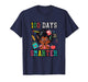 100 Days Smarter Black Afro Girl 100th Day School Girls Kids T-Shirt
