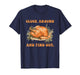 Cluck Around and Find Out Turkey Thanksgiving Design T-Shirt