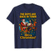 The Boys are Back in Town Christmas Jesus and Santa T-Shirt