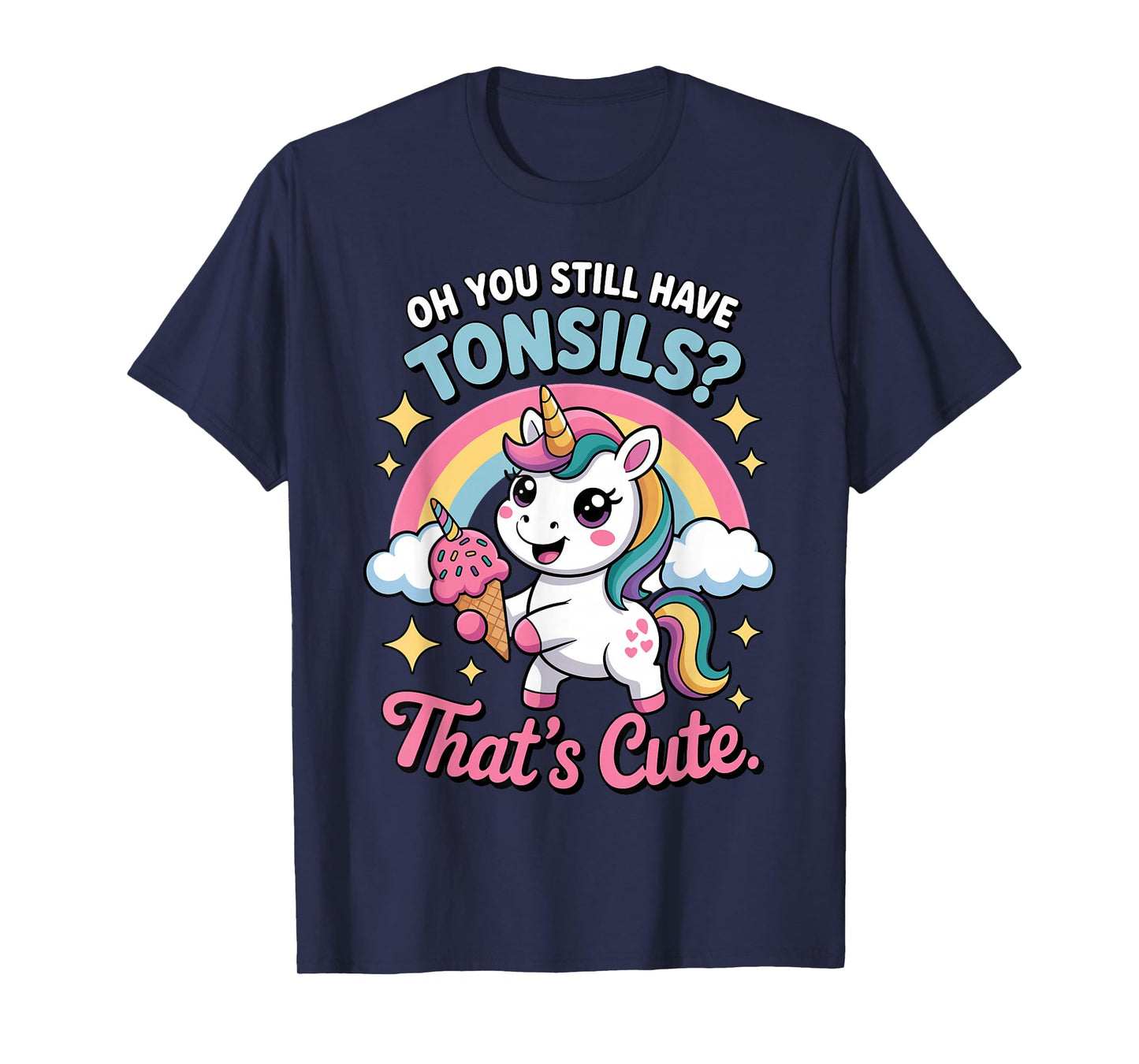 Tonsil Removal Art for Women Girls Tonsillectomy Tonsils Out T-Shirt